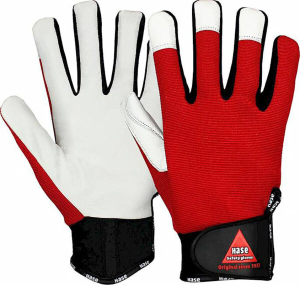 Handschuhe Narbenleder Hase Safety Gloves (Power Grip III)