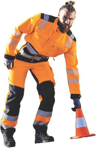 Arbeitsjacke ARDON&reg;SIGNAL+ orange-schwarz