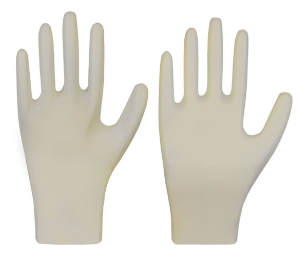 COMFORT PLUS | Latex-Einmalschutzhandschuh natur Box a. 100 Stk.