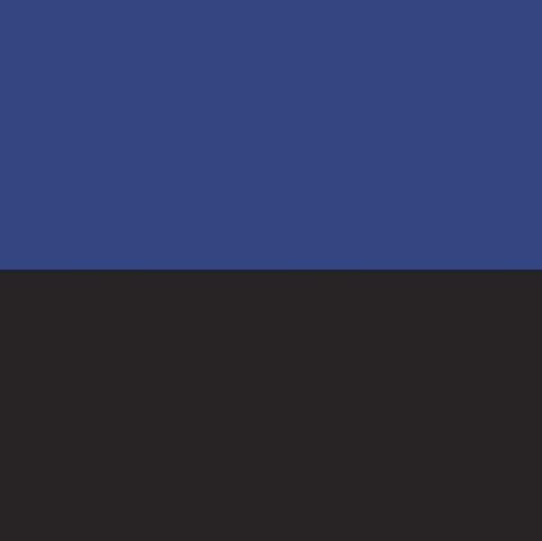 kornblumenblau/schwarz